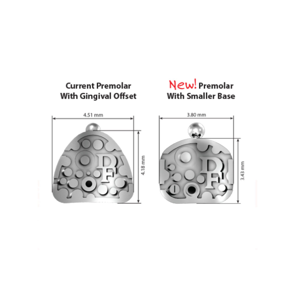 Set bracketi autoligaturanti pasivi Norris 7x7