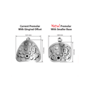 10x seturi bracketi autoligaturanti pasivi Norris 7x7