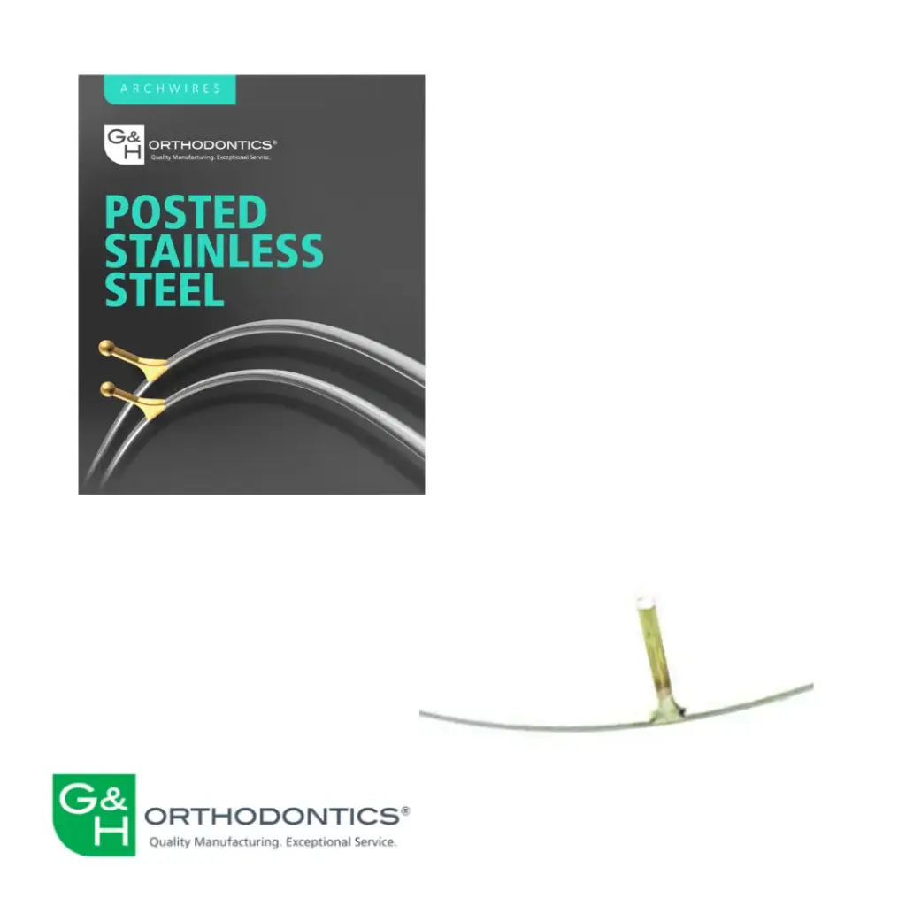 Poszttal ellátott rozsdamentes acél .019x.025