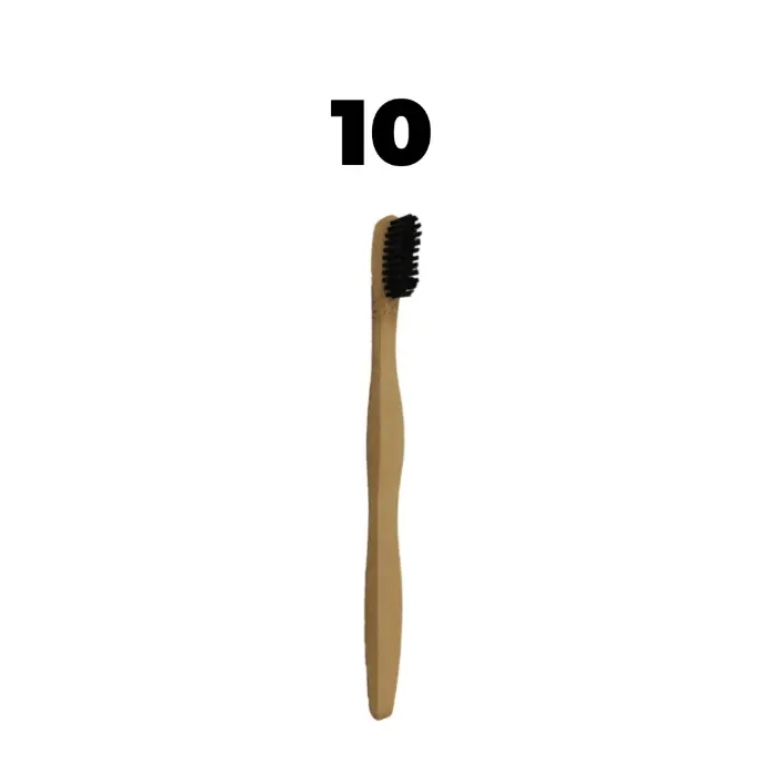Bamboo Dental Toothbrushes 10pk