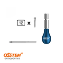 12x OrthAnchor Mini Screws Bracket Head + Screwdriver