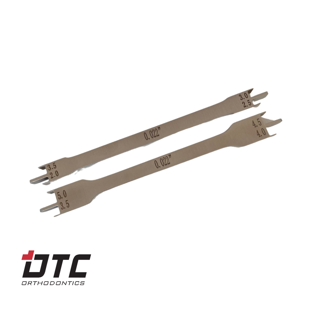 Set Calibrador de Altura de Bracket DTC 2.0mm-5.0mm