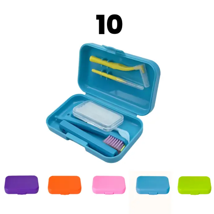 Kit de voyage orthodontique 10pcs