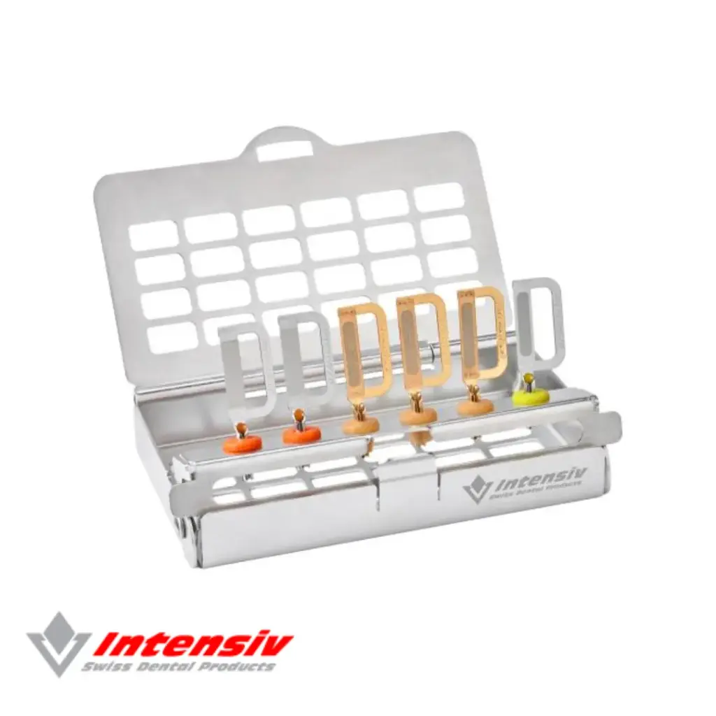 Intensiv Ortho-Strips System Set05, Δίσκος με OP & Central Gold, Αμφίπλευρα 