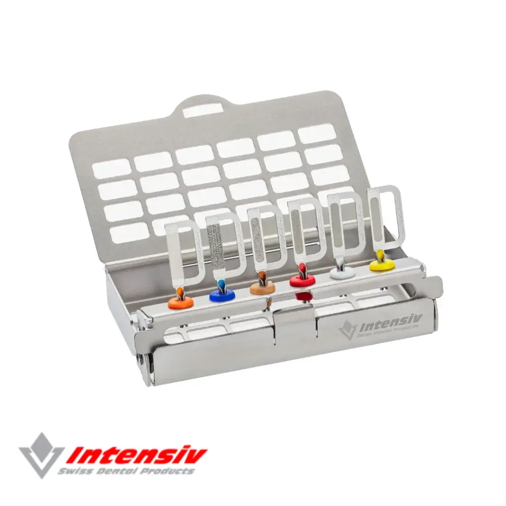 Intensiv Ortho-Strips System Set02, Δίσκος με OP, XC & Central, Αμφίπλευρες 