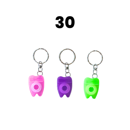 [UOFKC30] Dental Floss Keychain 30pk
